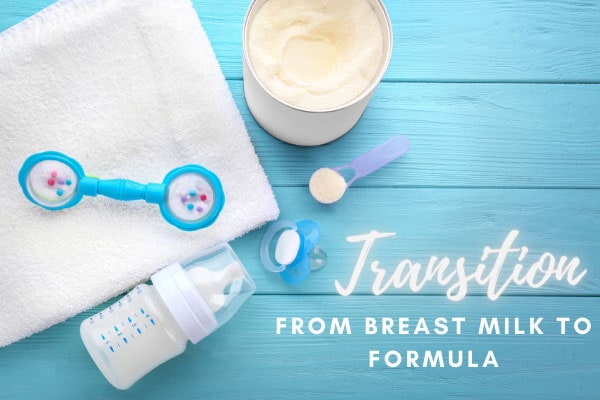 Transition from breast milk to formula